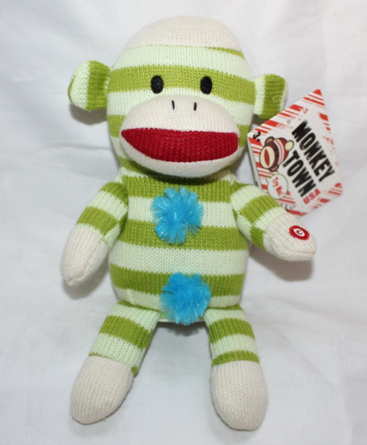 Gemmy green white singing sock - gemmy,