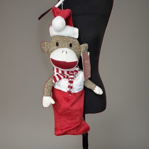 Gemmy christmas sock monkey - gemmy,
